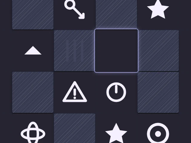 Static preview of the Glide game board.