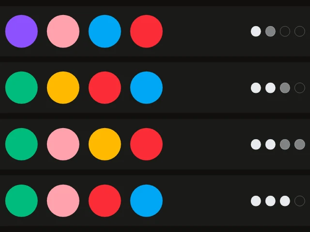 Static preview of the Hunch game board.