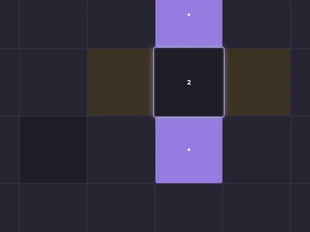 Static preview of the Light Up game board.